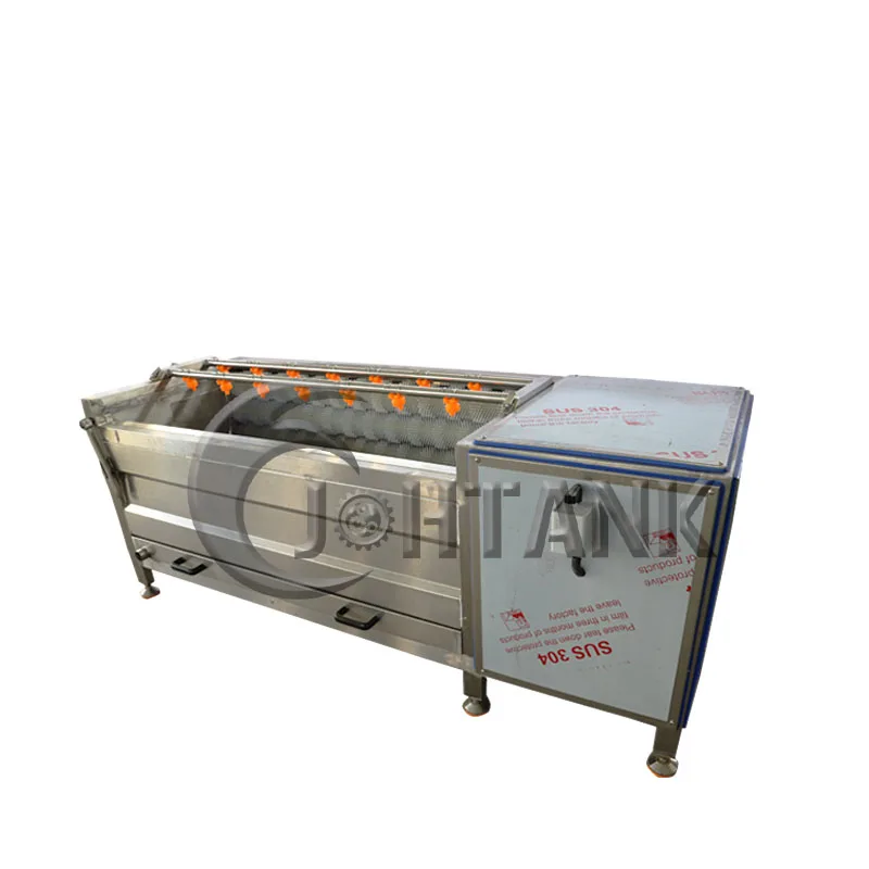 industrial vegetable brush washing machine