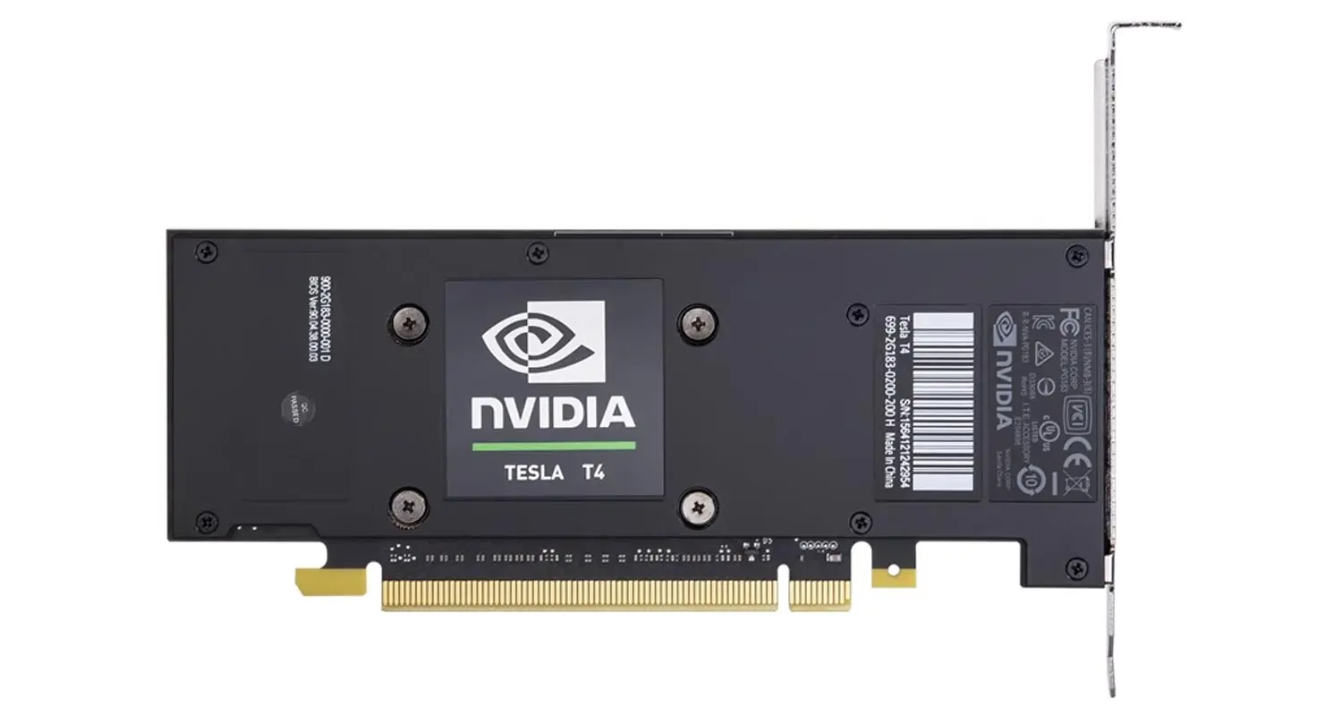 NVIDIA Tesla T4 GPU Board - 16GB GDDR6, Half-Height Card