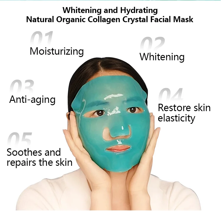 Vitamin C Anti Wrinkle Face Mask Green Tea Hydrating Beauty Spa Facial
