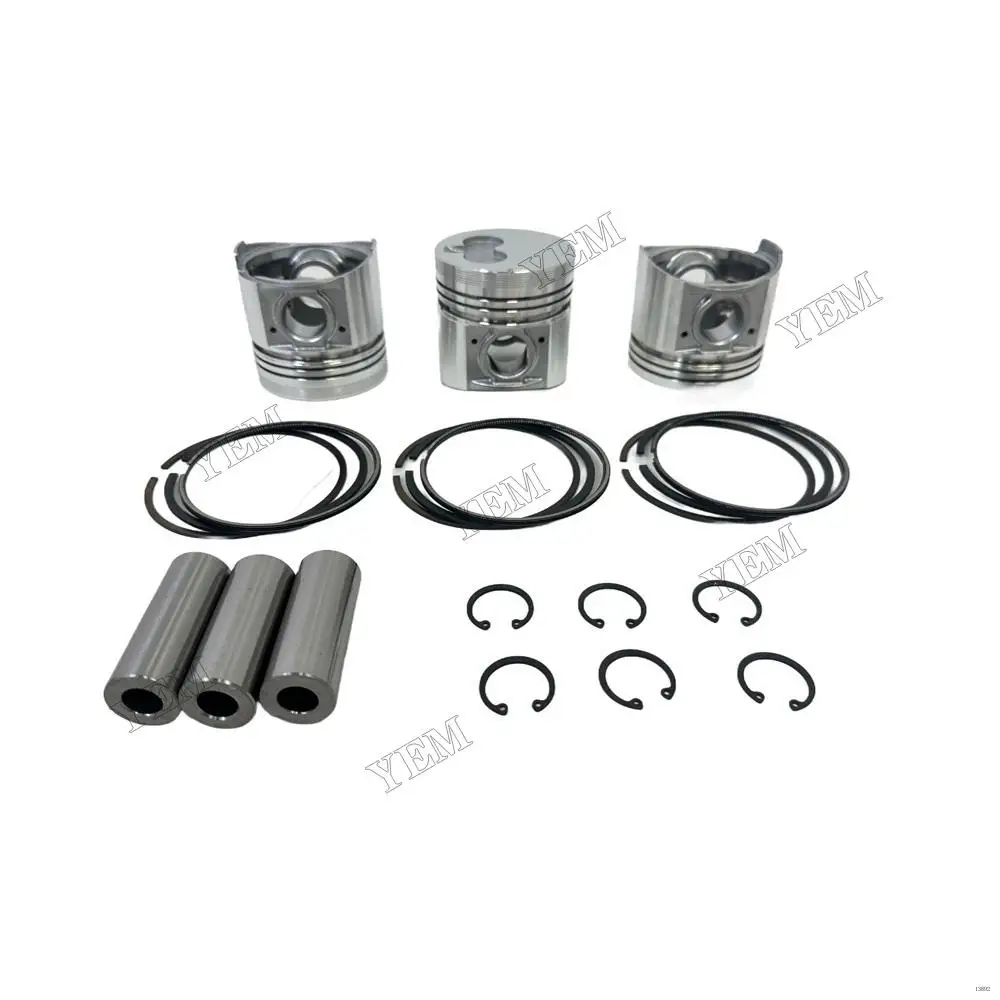 For Isuzu 3KR1 Piston Kit Repair Part Engine Rebuild Kit