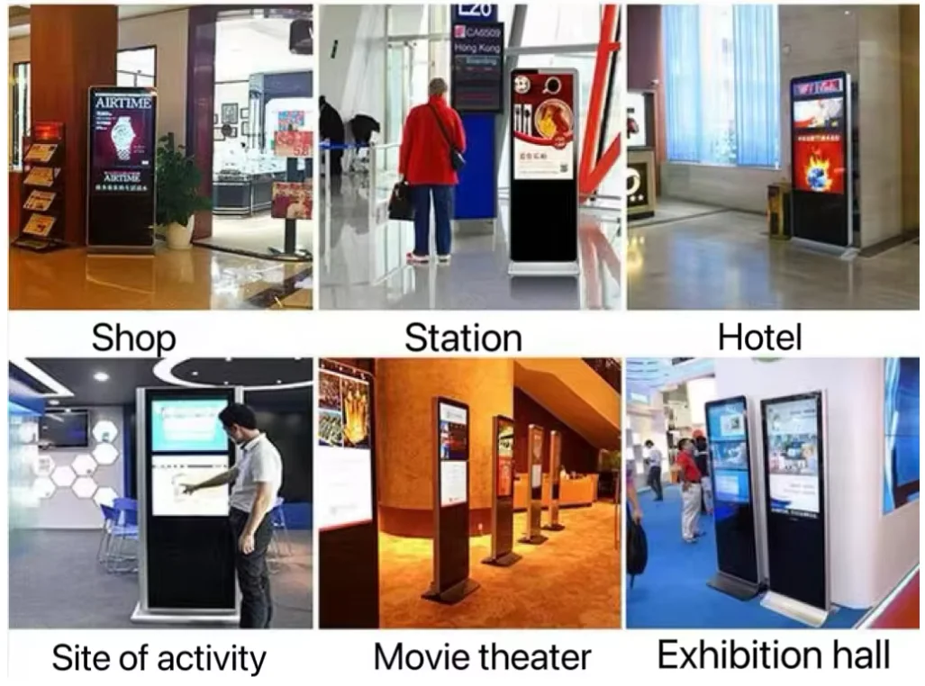 43-Inch Indoor Floor Standing Digital Stand Android-Based LCD Screen Kiosk Vertical Monitor for Advertising Display Media Use manufacture