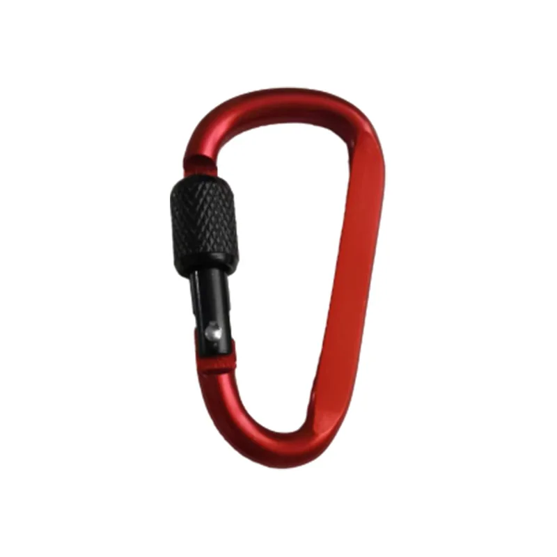 Заводская Горячая Распродажа, карабин с замком на заказ, карабин в форме брелка, карабин из алюминиевого сплава для брелков, мешков, чайников