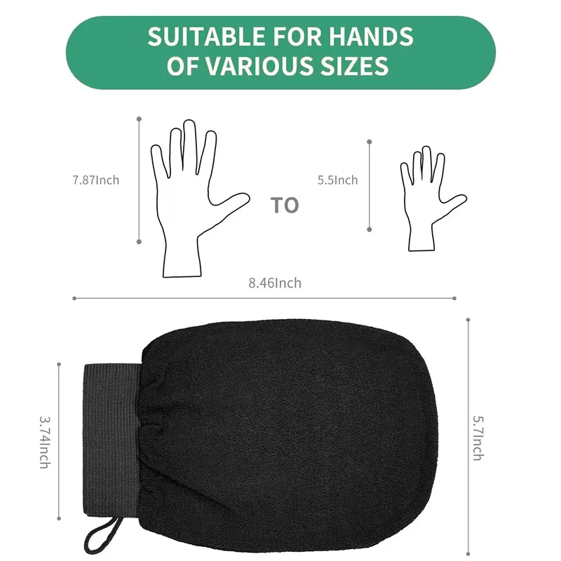 Wholesale Viscose Exfoliating Gloves for Body Use Produced by Turkish Manufacturers