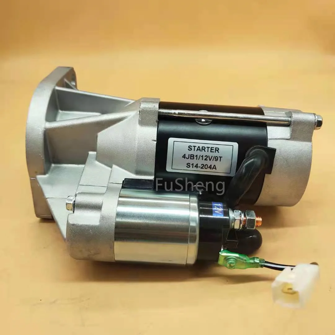 For ISUZU 4JB1 Engine Starter Motor S14-204A S13-114 894433-9120  12V 9T 2.2KW