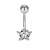 Photosphere five-pointed star zirconium Silver