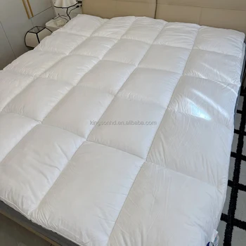 Wholesale Polyester Filling Comfortable Polyester Mattress Topper For Hotel