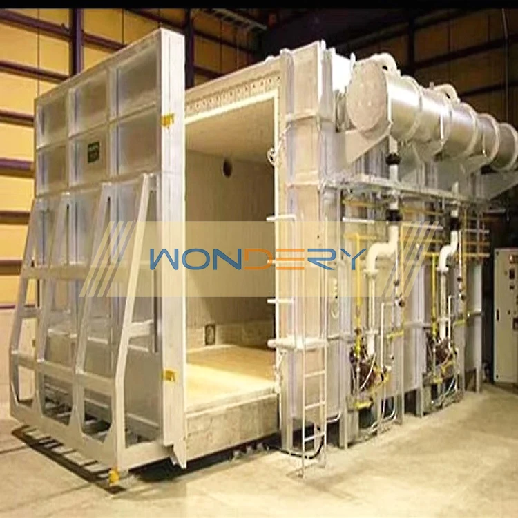 Industrial Furnace Bogie Hearth Furnace for Heat Treatment Car Bottom  Furnace