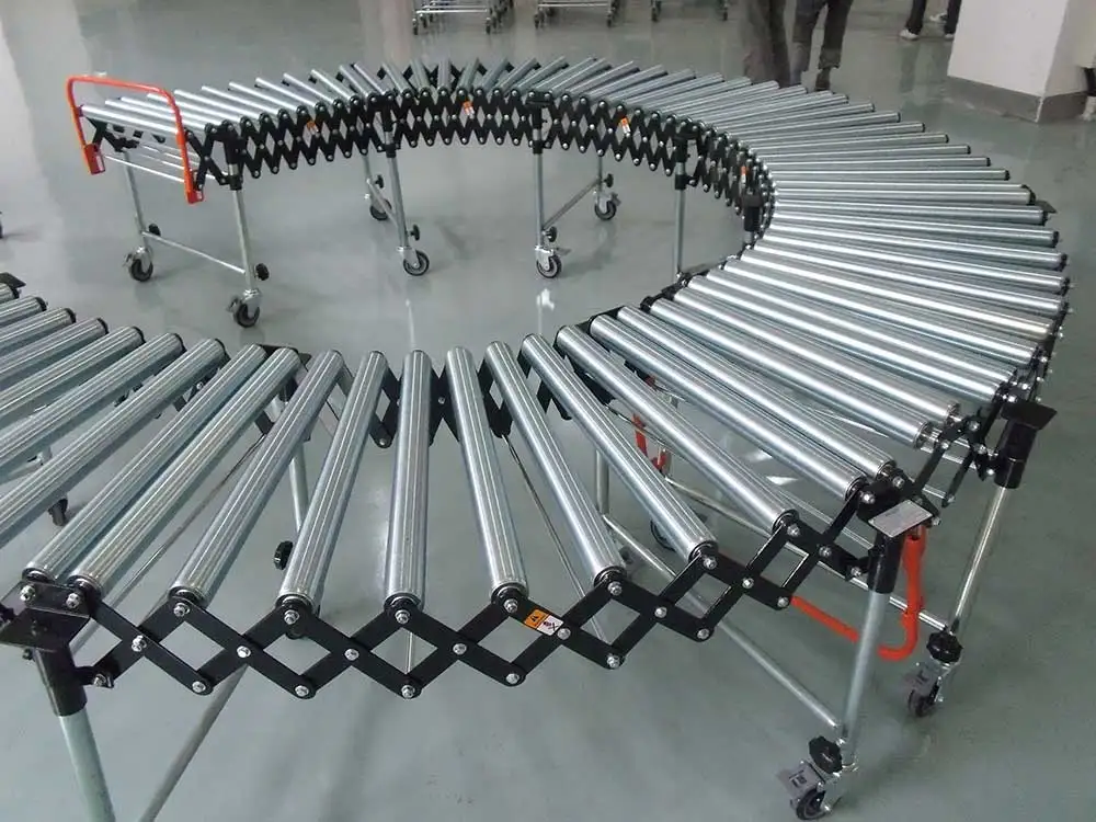Good quality and price of china gravity roller belt conveyor