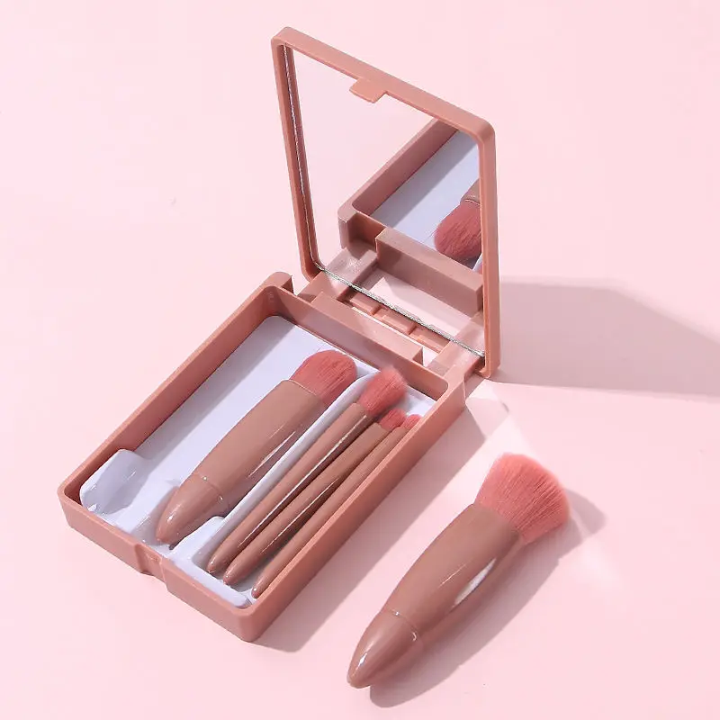 Professional 5pcs Portable Small Makeup Brush Travel Makeup Brushes Set