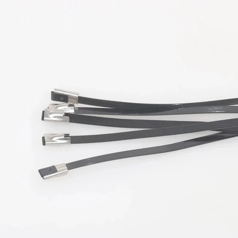 Heavy Duty PVC Coated Stainless Steel Cable Ties 4.6*360mm SST-360 201 ...