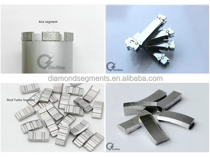Crown Segment for Concrete Diamond Core Drill Bit - Fast Drilling
