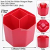 P61:Red-5 Grid Pen Holder