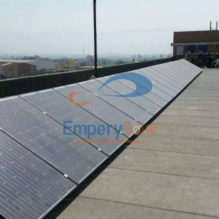 Adjustable PV Panel Solar Panel Rotating Bracket for Roof and Ground Mounting Carport Installation with Anodized Finish