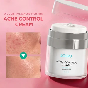 Private Label Tea Tree Oil Smooth Repair Hydration Aha Pore Clean Day and Night Acne Control Cream with  Salicylic Acid