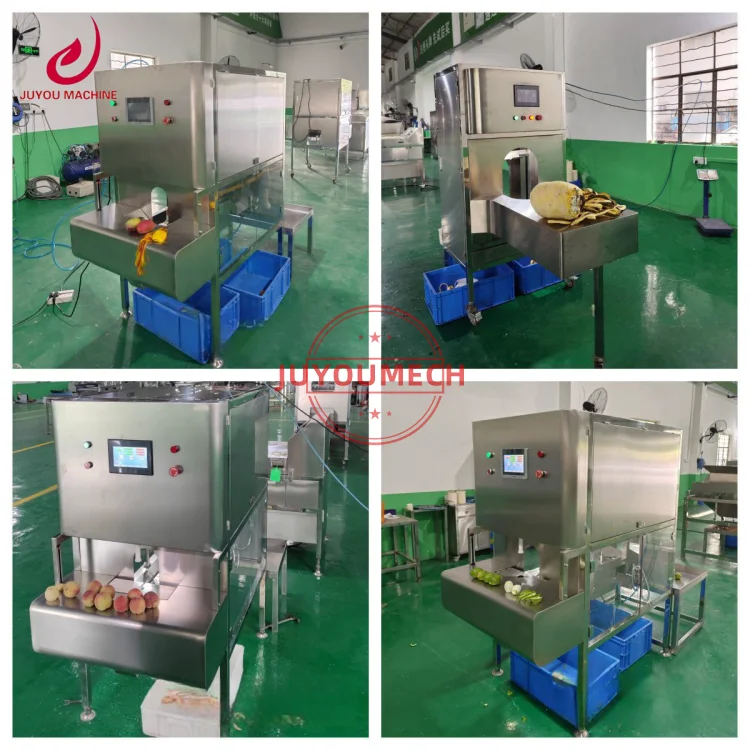 JUYOU Automatic Commercial Fruit Mango Peach Pineapple Persimmon Pear Jackfruit Pumpkin Peeling Machine