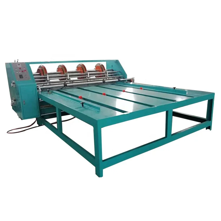 Carton Box Making Machine Semi-automatic Feeder Slotter Die Cutter Carton Machine
