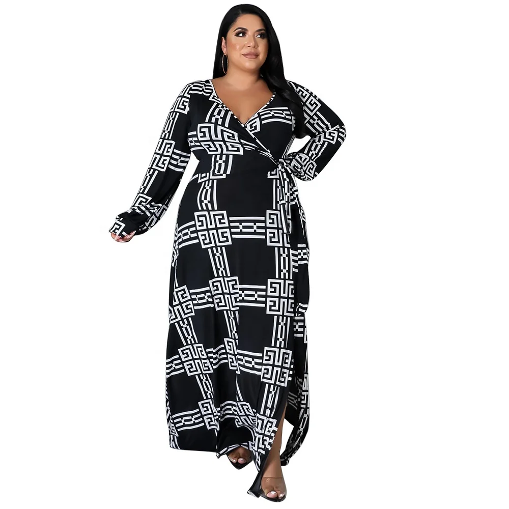 Summer Floral Printed Pleated Dress Vestidos Half Sleeve Ladies Wrap Long Fat Women Clothing Casual Plus Size Women Dresses