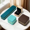 Dark green ring box