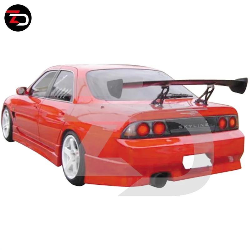 Factory Price FK Style Body Kit Front Bumper Rear Bumper for Skyline R33 4 Door or 2 Door 1993-1998