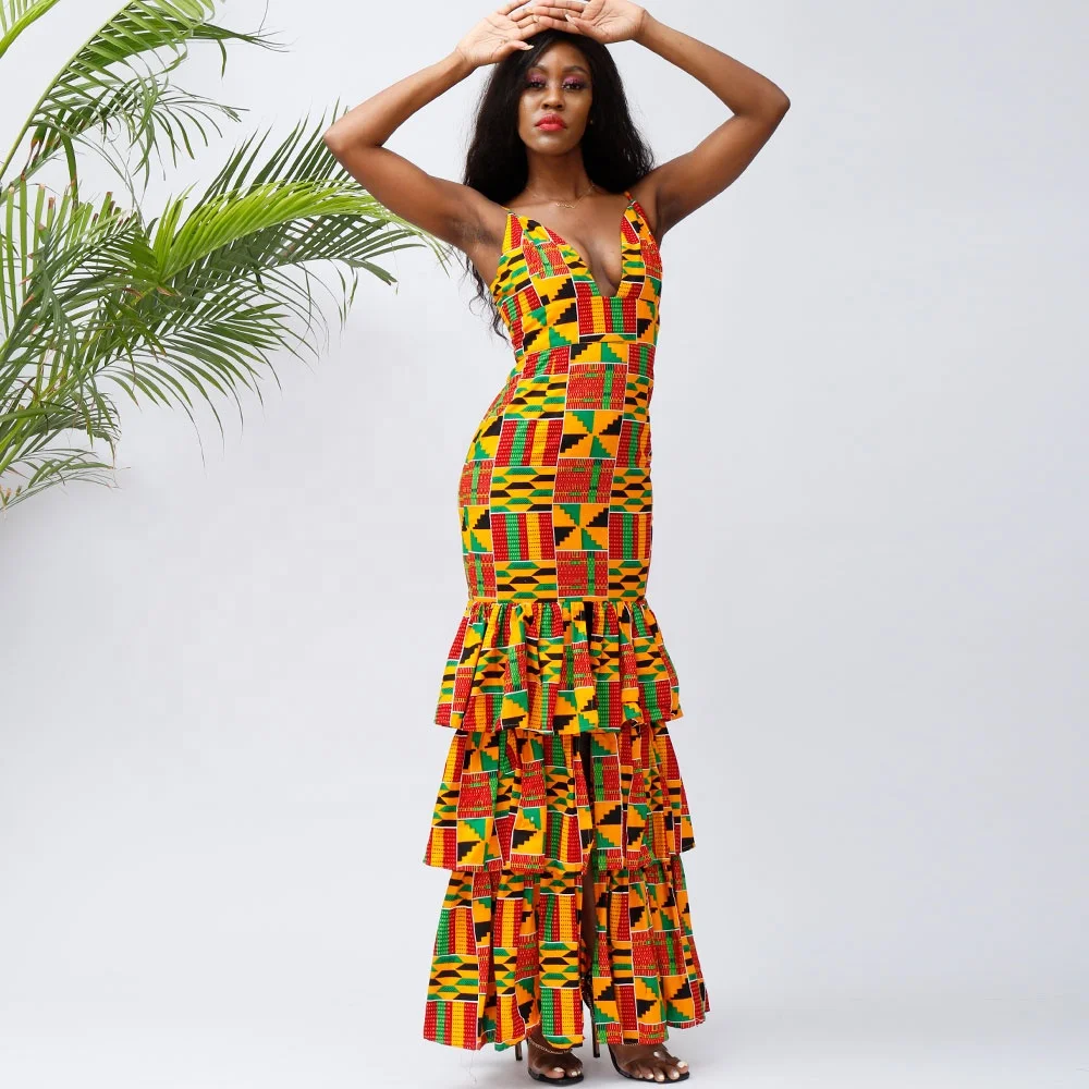 kente designs dresses Kente Design. African Print/African Clothing African A-Line Dress by Stingchic