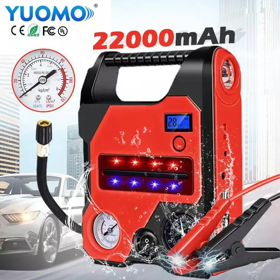 6 Volt Battery Jump Starter 2000a Car Emergency Tool 12v Power Bank