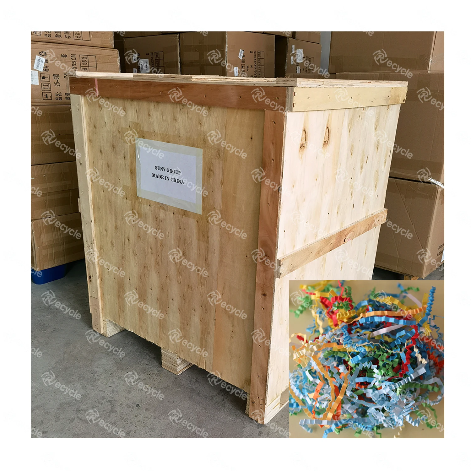 Crinkle Filler Paper Machine Shredder Confetti Cut Machinery Machines