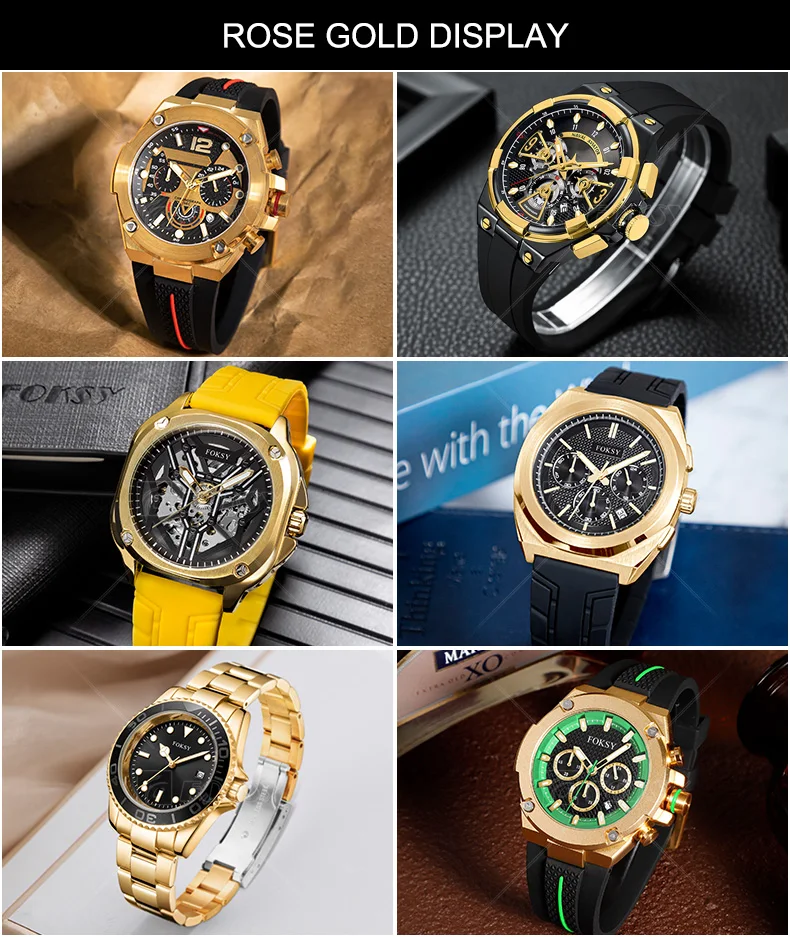 Oem Odm Classic Reloj Hombre De Oro Montre En Or Luxury Wrist Solid Men ...