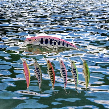 Wholesale 12g 80mm Sinking Minnow Fishing Lure Hard Bait Isca Artificial Wobbler for Bass Fishing in Rivers and Lakes – Minnow – view 4
