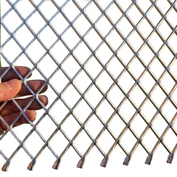 Small Hole Stretch Metal Plate Mesh Core Expansion Diamond Loudspeaker Mesh