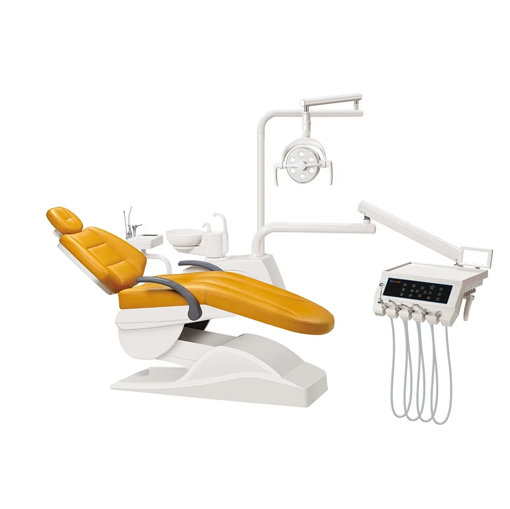 High Quality Multiple Function Dental Chair Metallic Dental Chair Unit