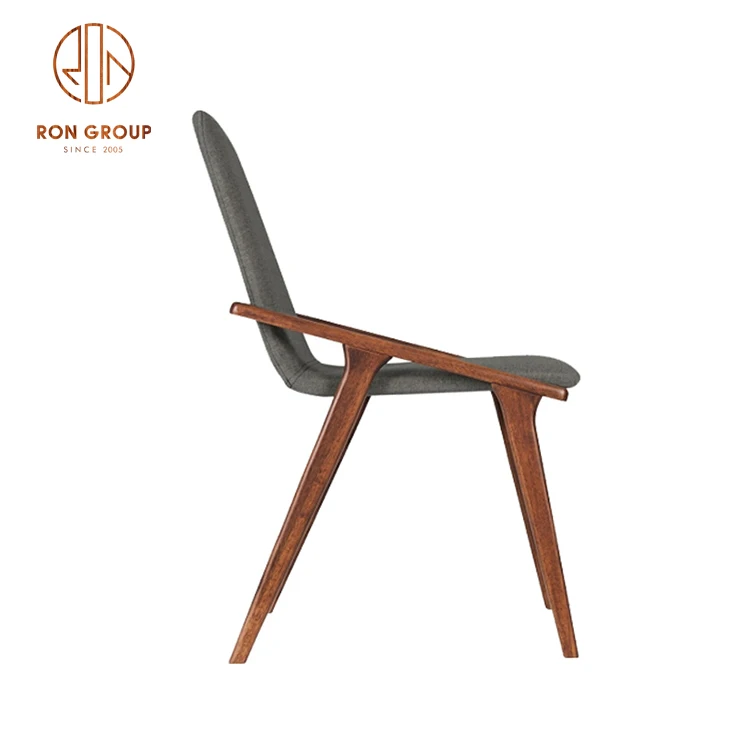 Hot Sale Modern Simple Style Restaurant Furniture Ash Solid Wood Frame Restaurant Chairs Wooden Chair Dining Chairs