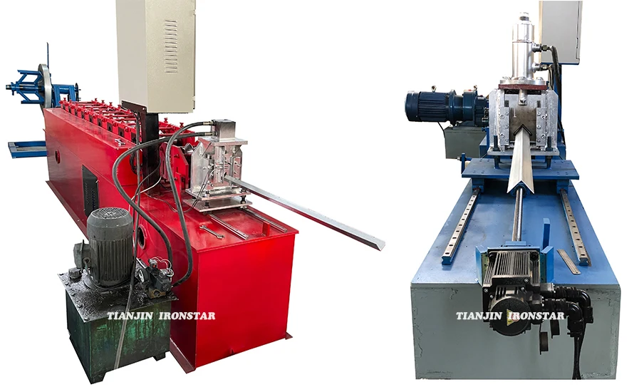 Aluminium Angles Round Hole Punching Corner Beads Machine Metal Profiles Making Equipment Line