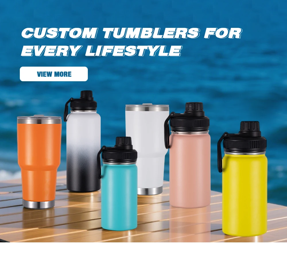 Custom Logo 40 Oz Adventure Stainless Steel Double Wall Vacuum Metal ...