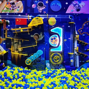 Indoor Playground Equipment Sliding Ball Game Wall Game and Interactive Wall Children Game for Kids