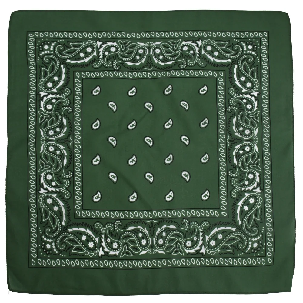 Многофункциональные банданы с принтом пейсли, повязки на голову из полиэстера с квадратным принтом