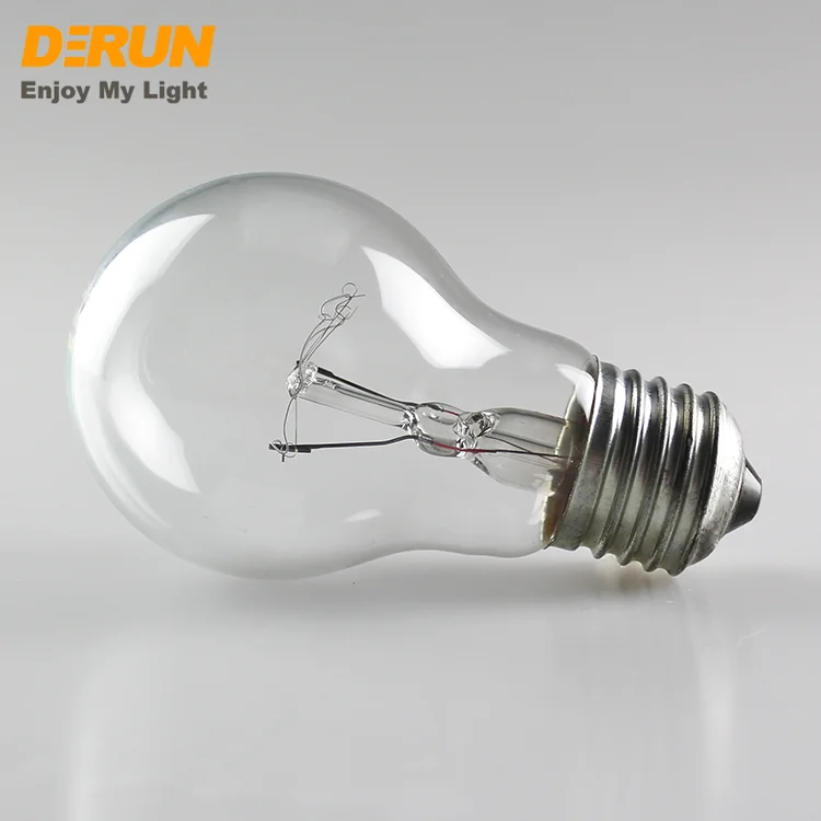 Factory Price Short Delivery Time 127V 130V 220V 230V 240V 25W 40W 60W 75W 100W A19 A55 A60 Incandescent Light Bulb, INC-A55