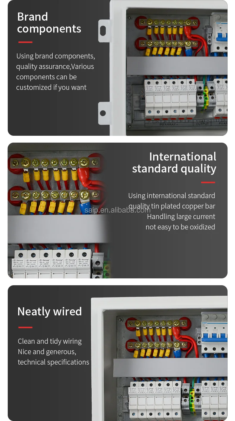 SAIP 4 String PV Combiner Box - Reliable Solar Solutions