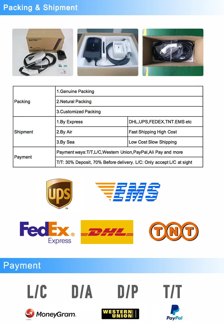 Factory Low Price Cable Connector Tesla to SAE J1772 Type 1EVS 60A 250V AC EV Charging Adapter