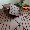 Diagonal grain coffee six-units
