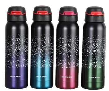 Colorful Fashion Outdoor Sports Thermos Bicycle Sports Straw Bottles with LOGO