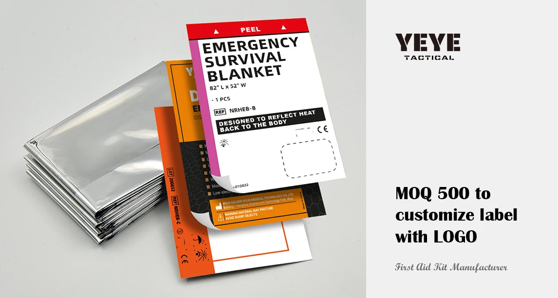 Disposable Space Emergency Rescue Thermal Pet Survival Aluminum Blanket