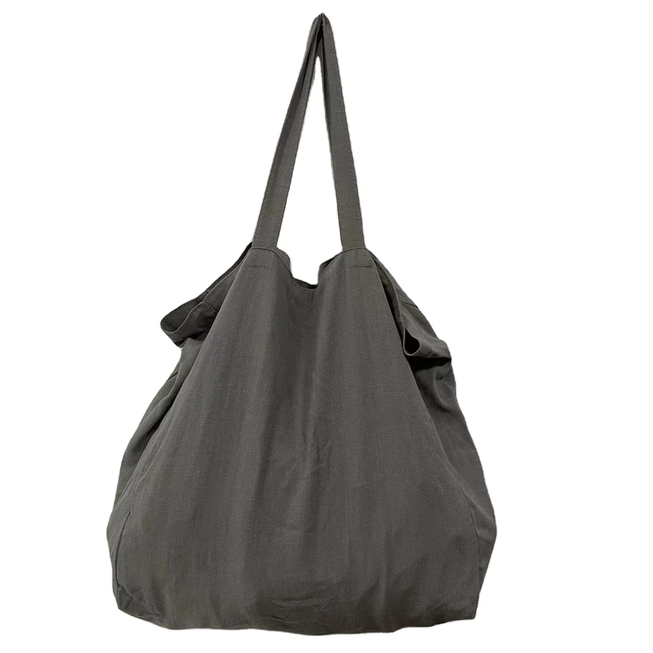Large cotton linen bag Linen tote bag Roomy linen grocery shopping bag