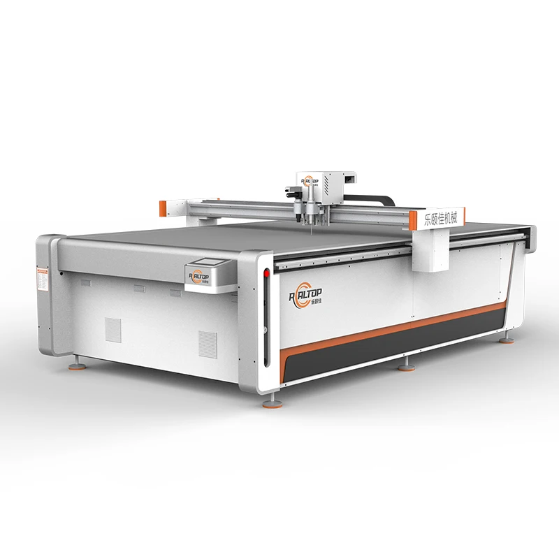 CNC Oscillating Knife Cutting Machine Digital Cutter for Corrugated Paper Cardboard Box Sample Making  Realtop IECHOs