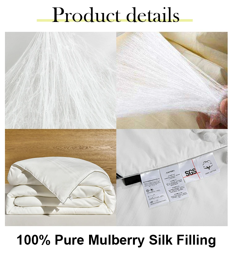 Handmade 100 Mulberry Silk Duvets Custom Natural Silk Duvet Buy High