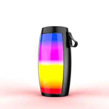 Outdoor Music Smart Mini Dj Party Bass Wireless Sound Led Colorful Light Pulse Portable Table Hifi Bt5.0 Speaker