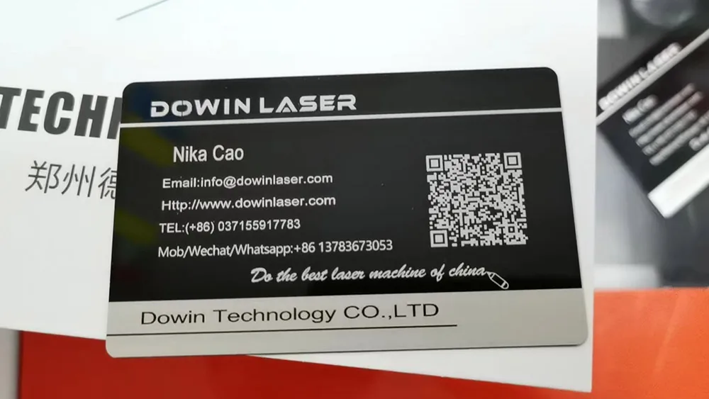 Name plate laser engraving machine 20w fiber laser marking machine for