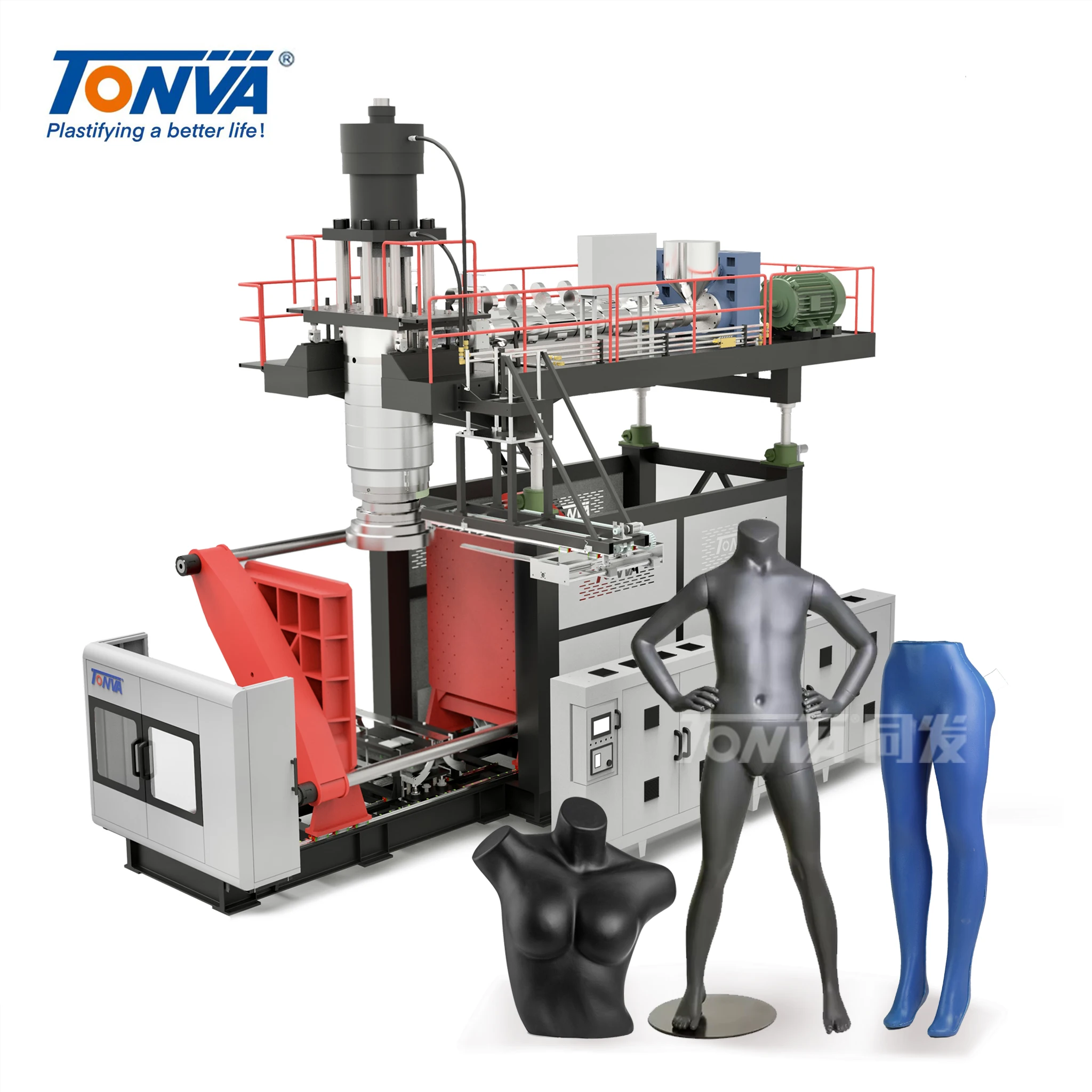 Plastic PP HDPE Children Half Full Model Body Mannequin Blow Molding Making Machine