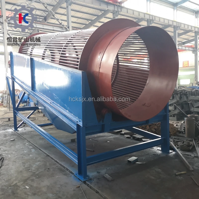 Mini Gold Trommel with Rotary 3mm Mesh Screen for Gold Mining Washing Plant