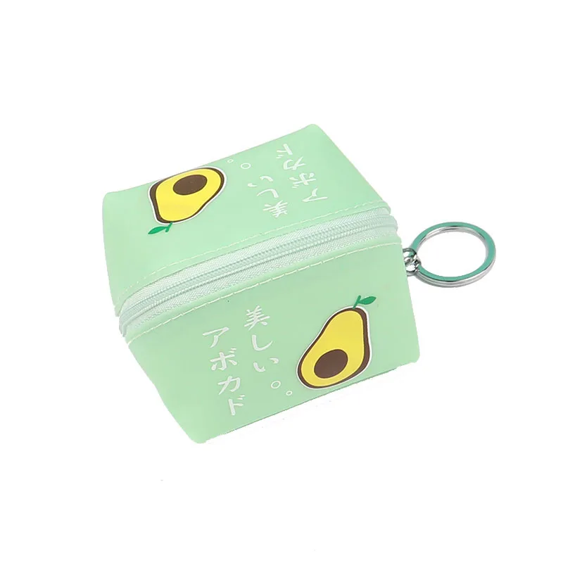 silicone coin purse keychain