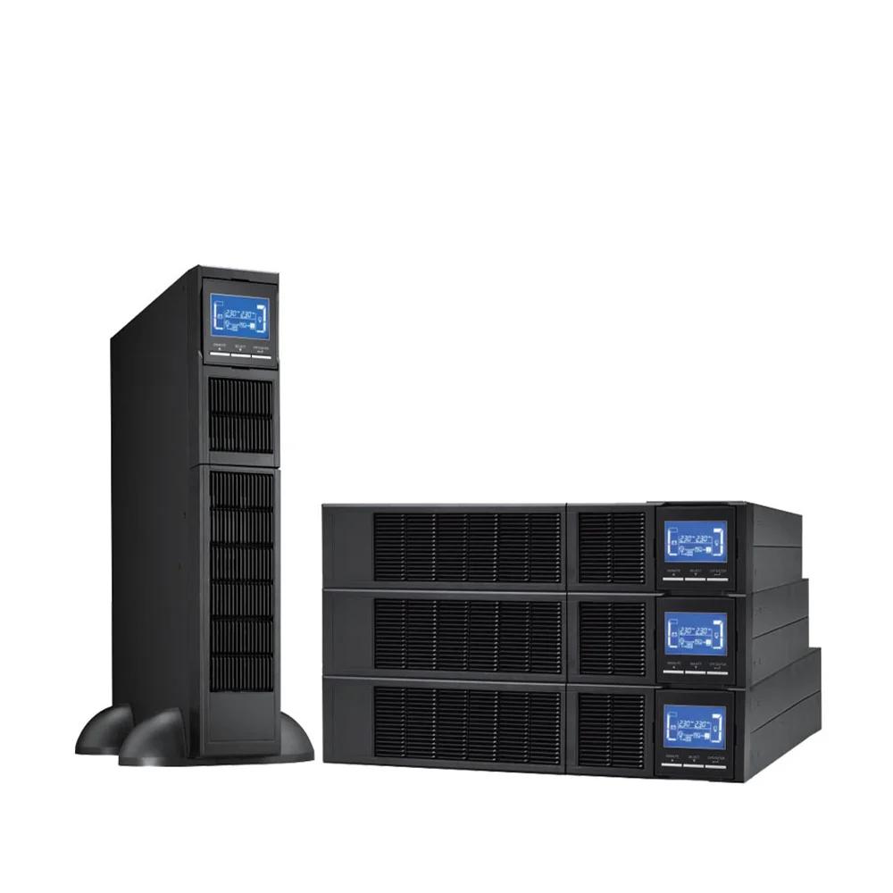 Rack Mounted 1kva 3kva 6kva 10kva Online UPS Uninterruptible Power Supply